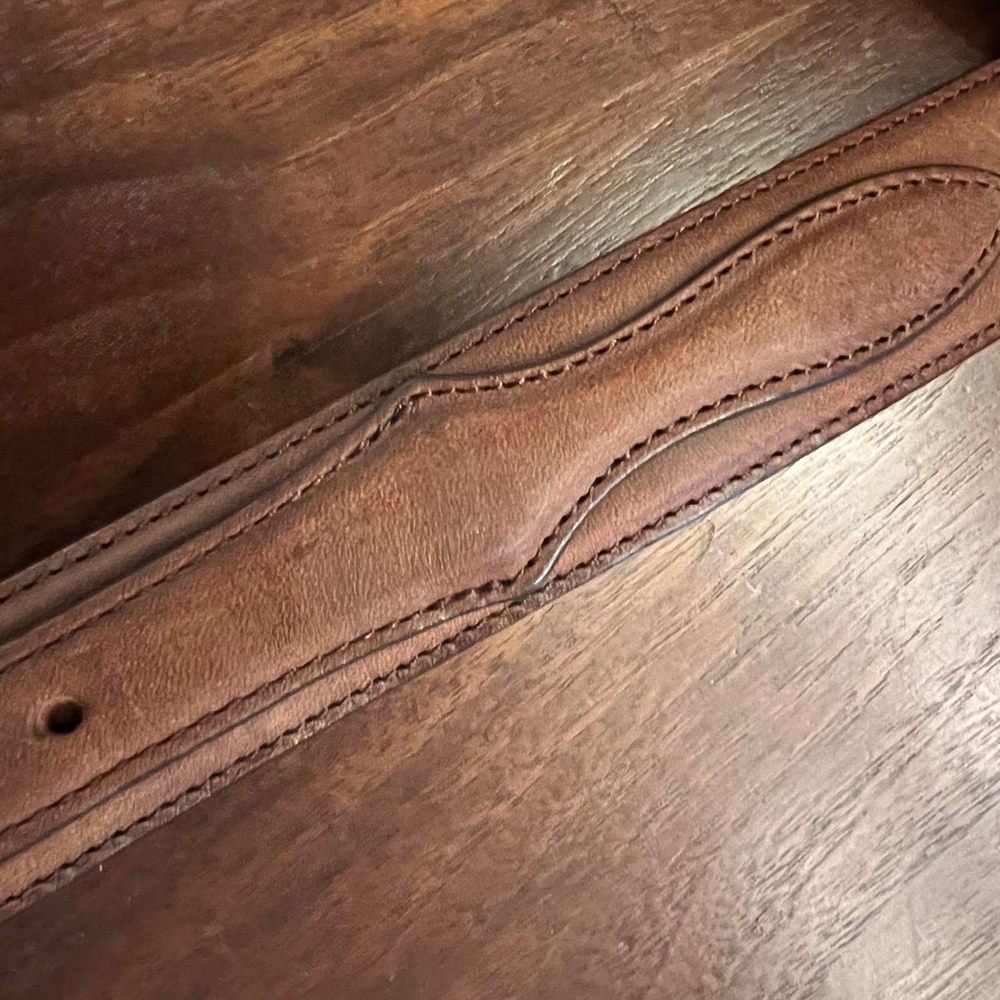Vintage Silver Creek leather belt 42” - Picture 4 of 6
